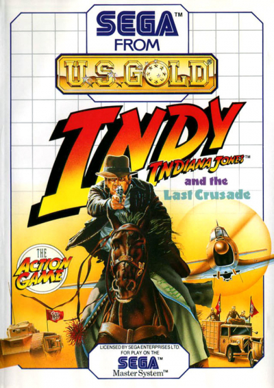 Pochette Indiana Jones and The Last Crusade : The Action Game version Master System