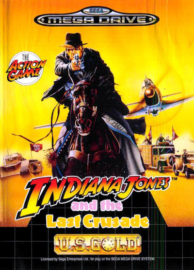 Pochette Indiana Jones and The Last Crusade : The Action Game version Megadrive