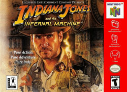 Pochette Indiana Jones et la Machine Infernale version Nintendo 64
