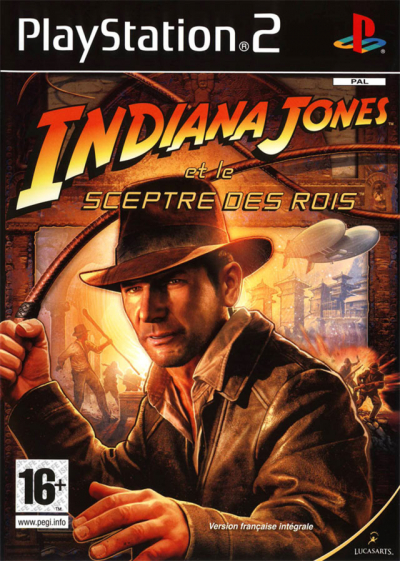 Pochette Indiana Jones et le sceptre des rois version PlayStation 2