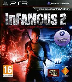 Pochette inFamous 2 version PlayStation 3