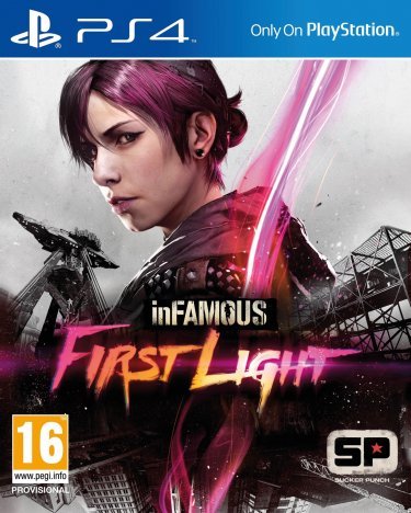 Pochette inFAMOUS : First Light version PlayStation 4