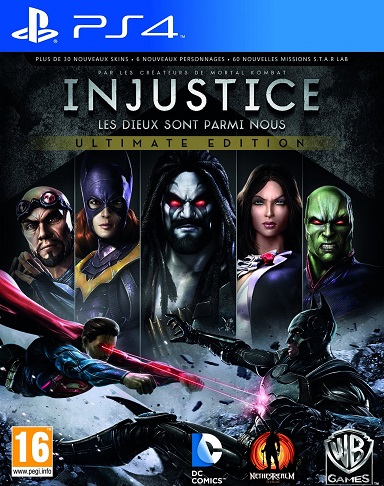 Pochette Injustice : Les Dieux sont Parmi Nous version PlayStation 4