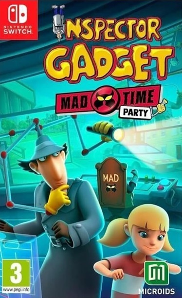 Pochette Inspecteur Gadget - Mad Time Party version Switch