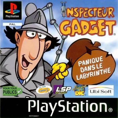 Pochette Inspecteur Gadget : Panique dans le Labyrinthe version PlayStation