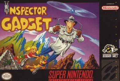 Pochette Inspecteur Gadget version Super Nintendo