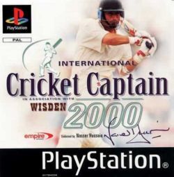 Pochette International Cricket Captain 2000 version PlayStation