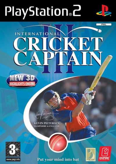 Pochette International Cricket Captain III version PlayStation 2