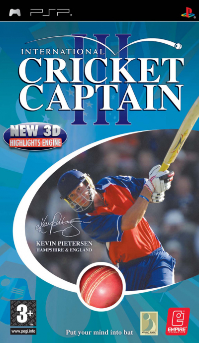 Pochette International Cricket Captain III version PSP