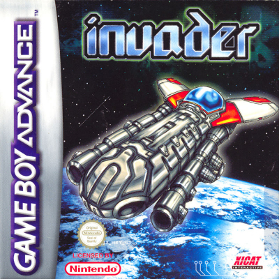Pochette Invader version GameBoy Advance