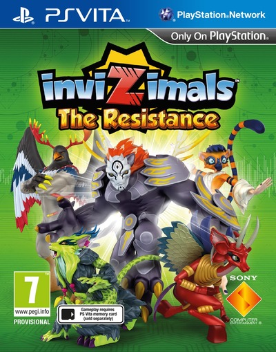Pochette Invizimals : La Révolte version PSVita