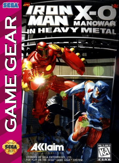 Pochette Iron Man / X-O Manowar in Heavy Metal version GameGear