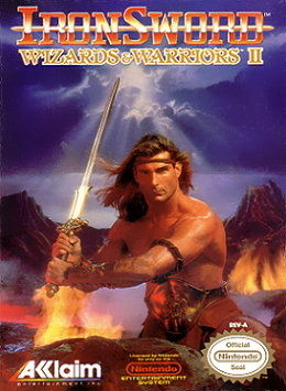 Pochette IronSword Wizards & Warriors II version NES