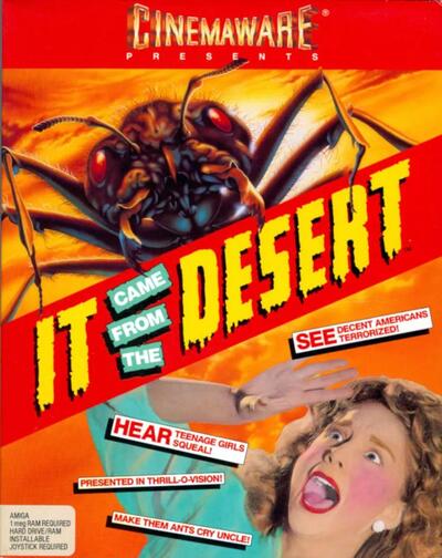 Pochette It came from the Desert version Amiga