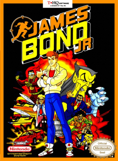 Pochette James Bond Jr. version NES