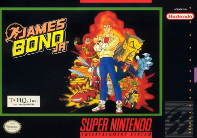 Pochette James Bond Jr. version Super Nintendo