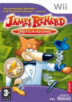 Pochette James Renard : Opération Milkshake version Wii