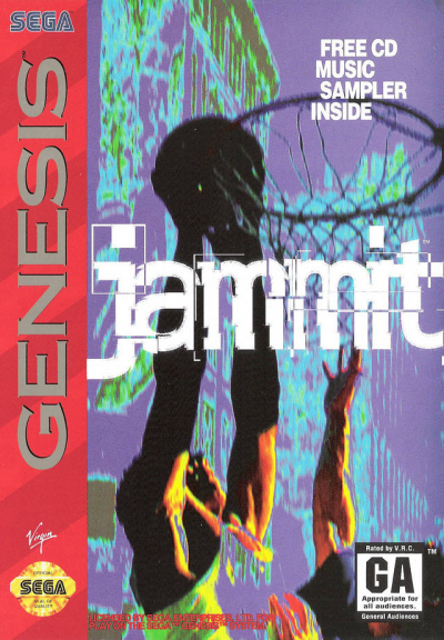 Pochette Jammit version Megadrive