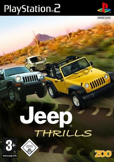 Pochette Jeep Thrills version PlayStation 2