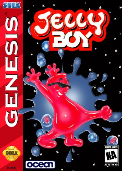 Pochette Jelly Boy version Megadrive
