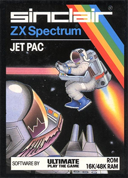 Pochette Jetpac version ZX Spectrum