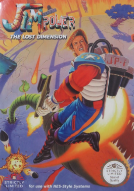 Pochette Jim Power : The Lost Dimension in 3D version NES