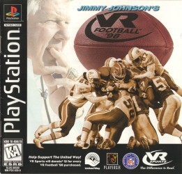 Pochette Jimmy Johnson's VR Football '98 version PlayStation