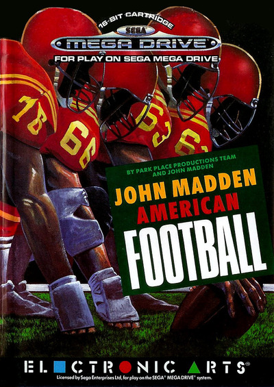 Pochette John Madden American Football version Megadrive