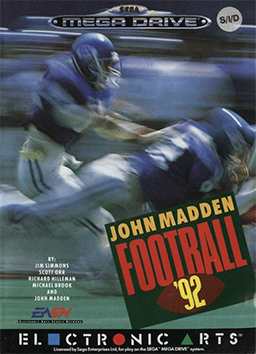 Pochette John Madden Football '92 version Megadrive