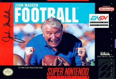 Pochette John Madden Football version Super Nintendo