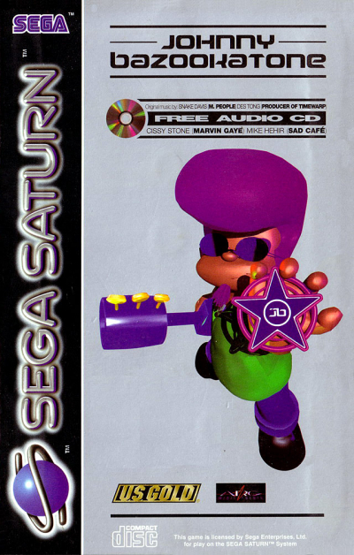 Pochette Johnny Bazookatone version Saturn