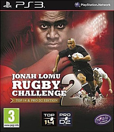 Pochette Jonah Lomu Rugby Challenge 2 version PlayStation 3