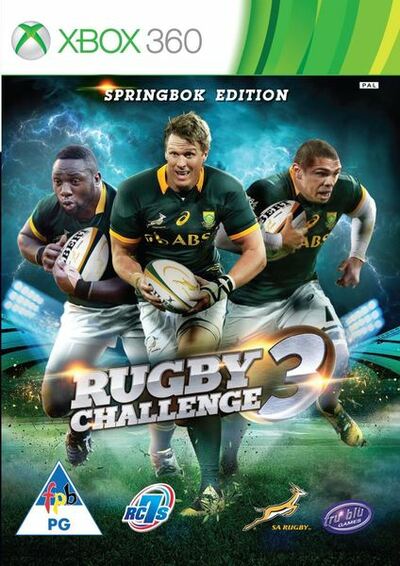 Pochette Jonah Lomu Rugby Challenge 3 version Xbox 360