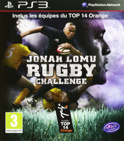 Pochette Jonah Lomu Rugby Challenge version PlayStation 3