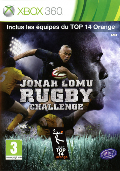 Pochette Jonah Lomu Rugby Challenge version Xbox 360