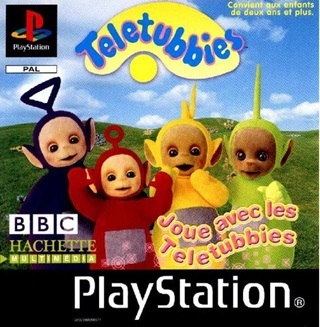 Pochette Joue avec les Teletubbies version PlayStation