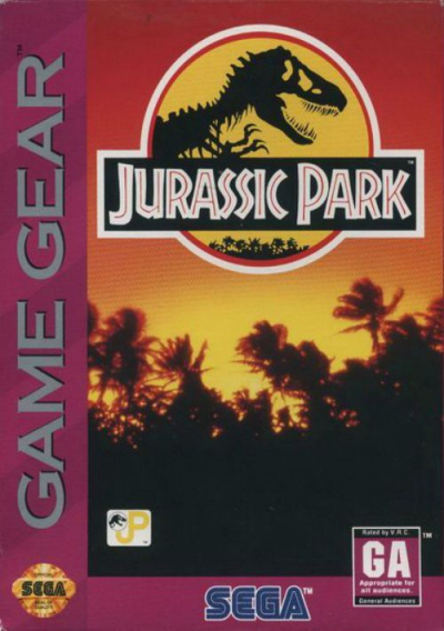 Pochette Jurassic Park version GameGear