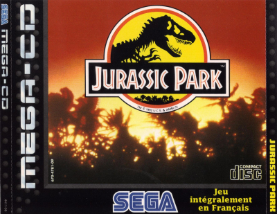 Pochette Jurassic Park version Mega-CD