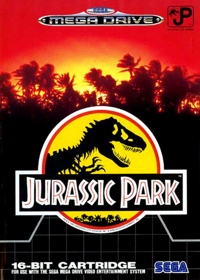 Pochette Jurassic Park version Megadrive