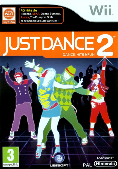 Pochette Just Dance 2 version Wii