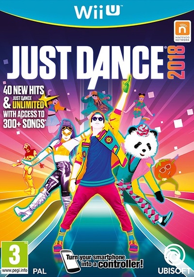 Pochette Just Dance 2018 version Wii U