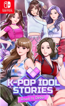 Pochette K-pop Idol Stories : Road to Debut version Switch