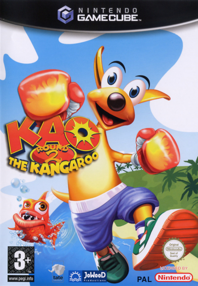 Pochette Kao le kangourou 2 version GameCube