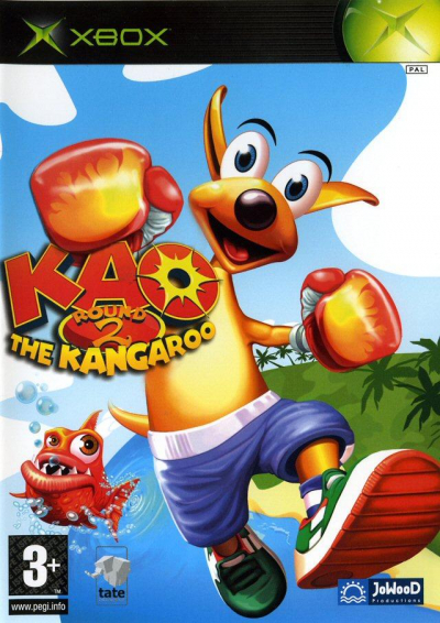 Pochette Kao le kangourou 2 version Xbox