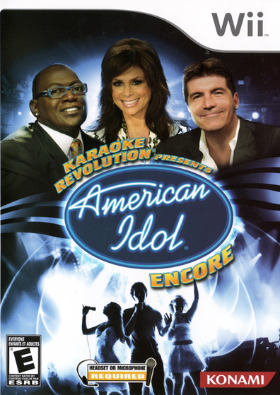 Pochette Karaoke Revolution : American Idol Encore version Wii