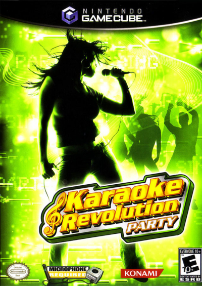 Pochette Karaoke Revolution Party version GameCube