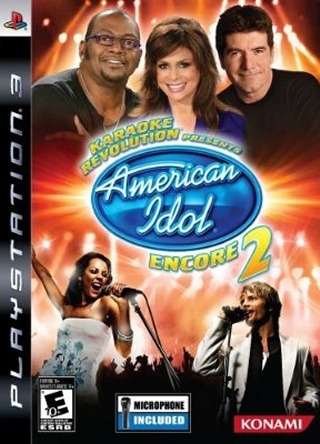 Pochette Karaoke Revolution presents American Idol Encore 2 version PlayStation 3