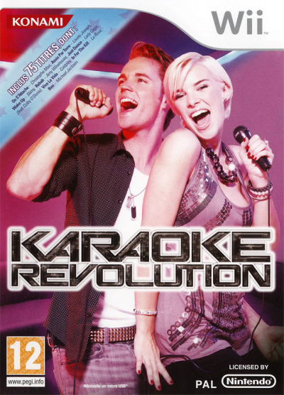 Pochette Karaoke Revolution version Wii