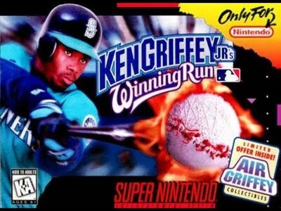 Pochette Ken Griffey Jr.'s Winning Run version Super Nintendo