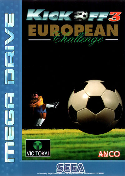 Pochette Kick Off 3 : European Challenge version Megadrive